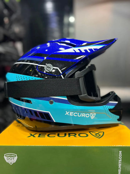 Casco Para niños XECURO 003 Azul