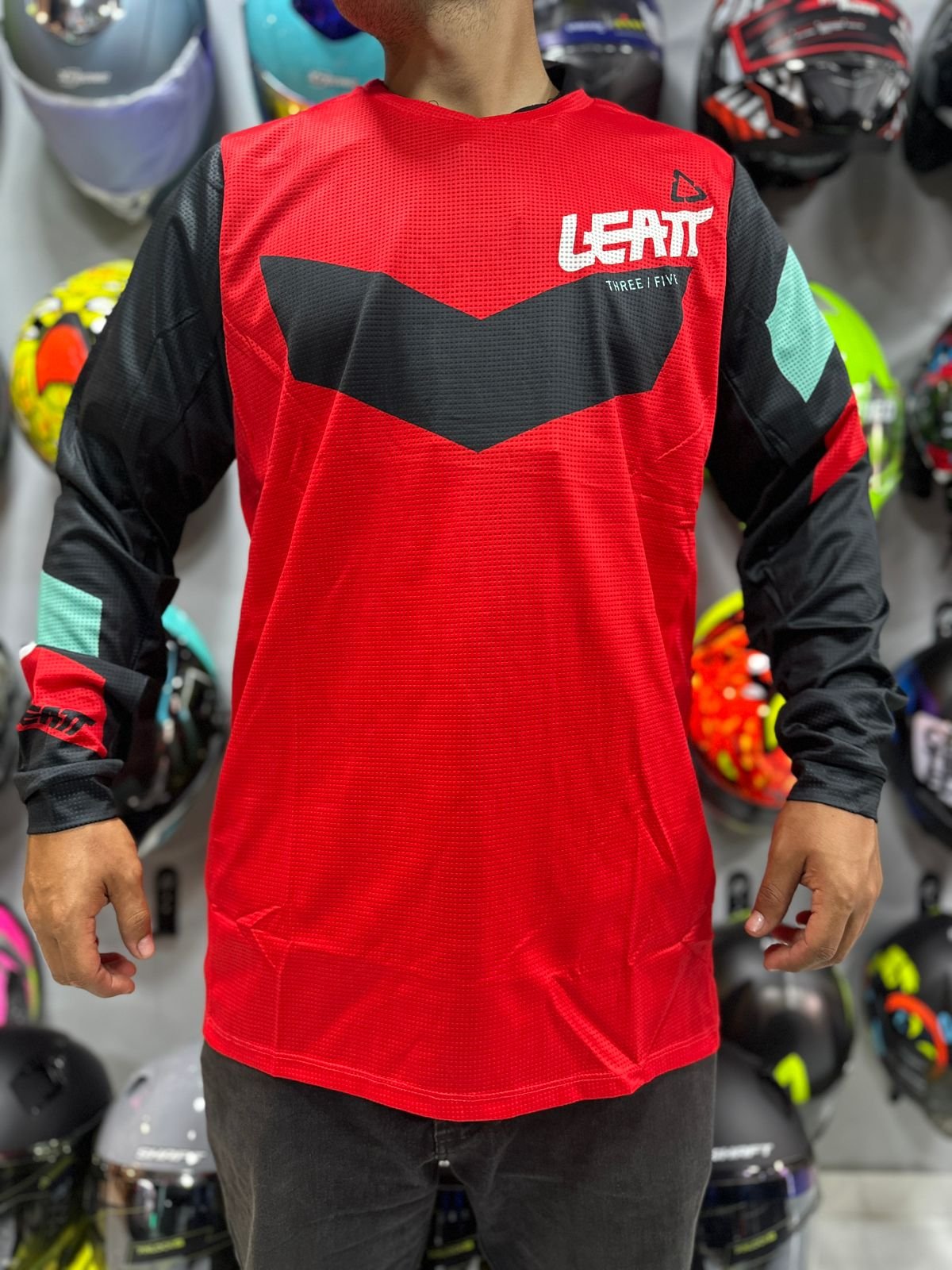 Uniforme LEATT - Ride Kit Moto 3.5 Rojo