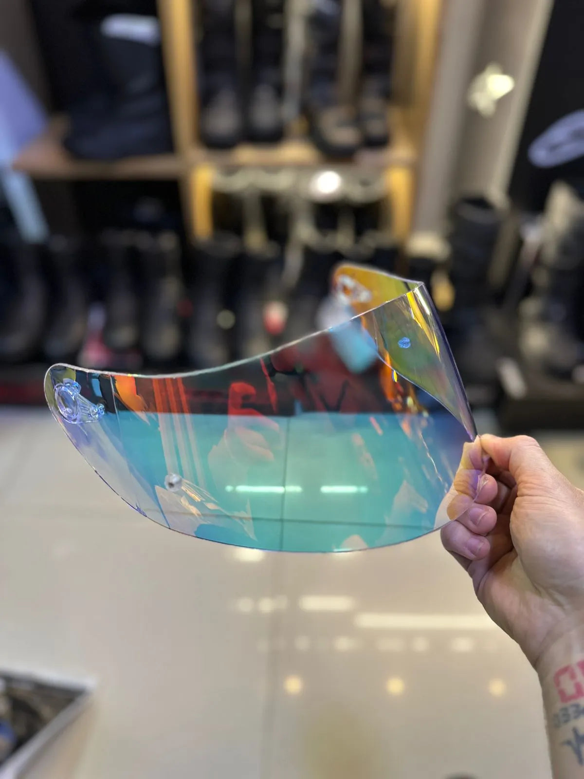 Visor AGV K1 Azul Marte