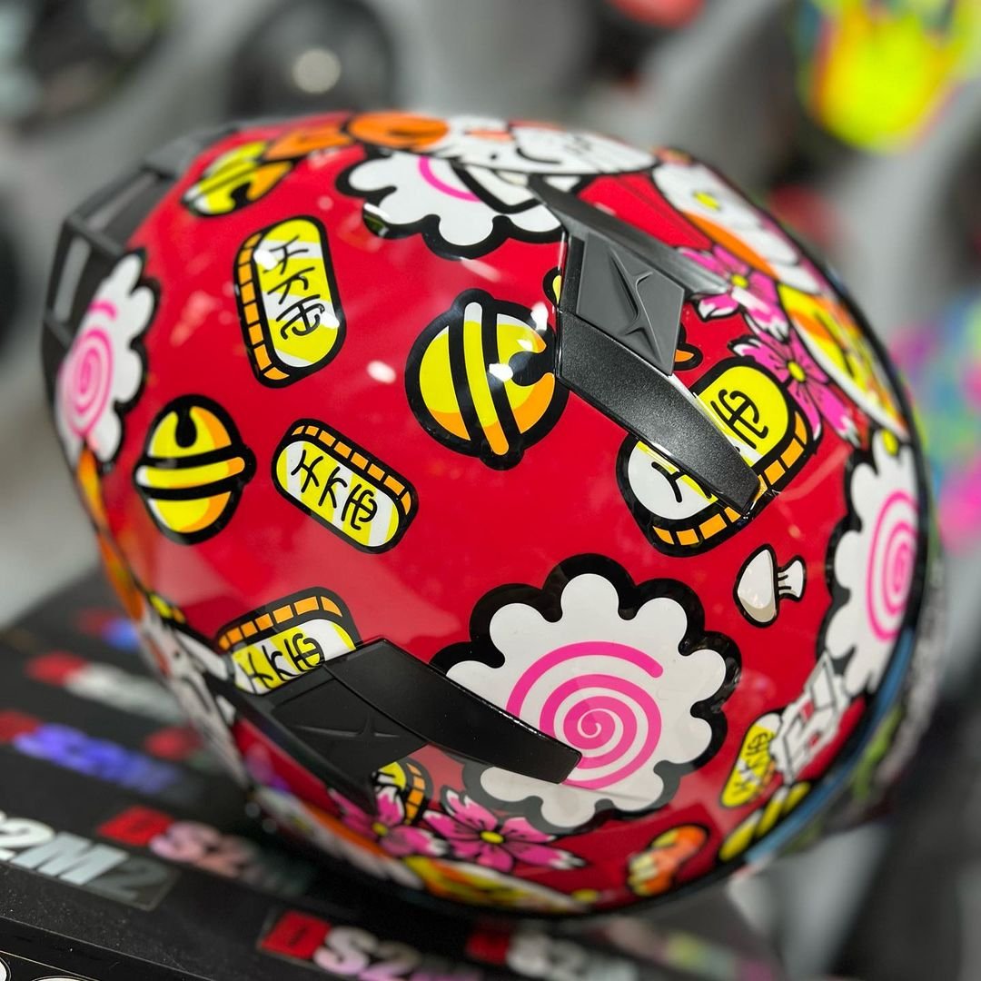 Casco Abatible Hax Amatista Maneki Neko Gato