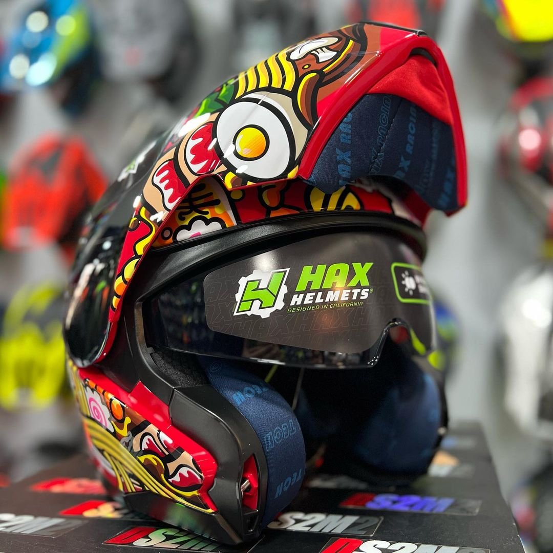 Casco Abatible Hax Amatista Maneki Neko Gato