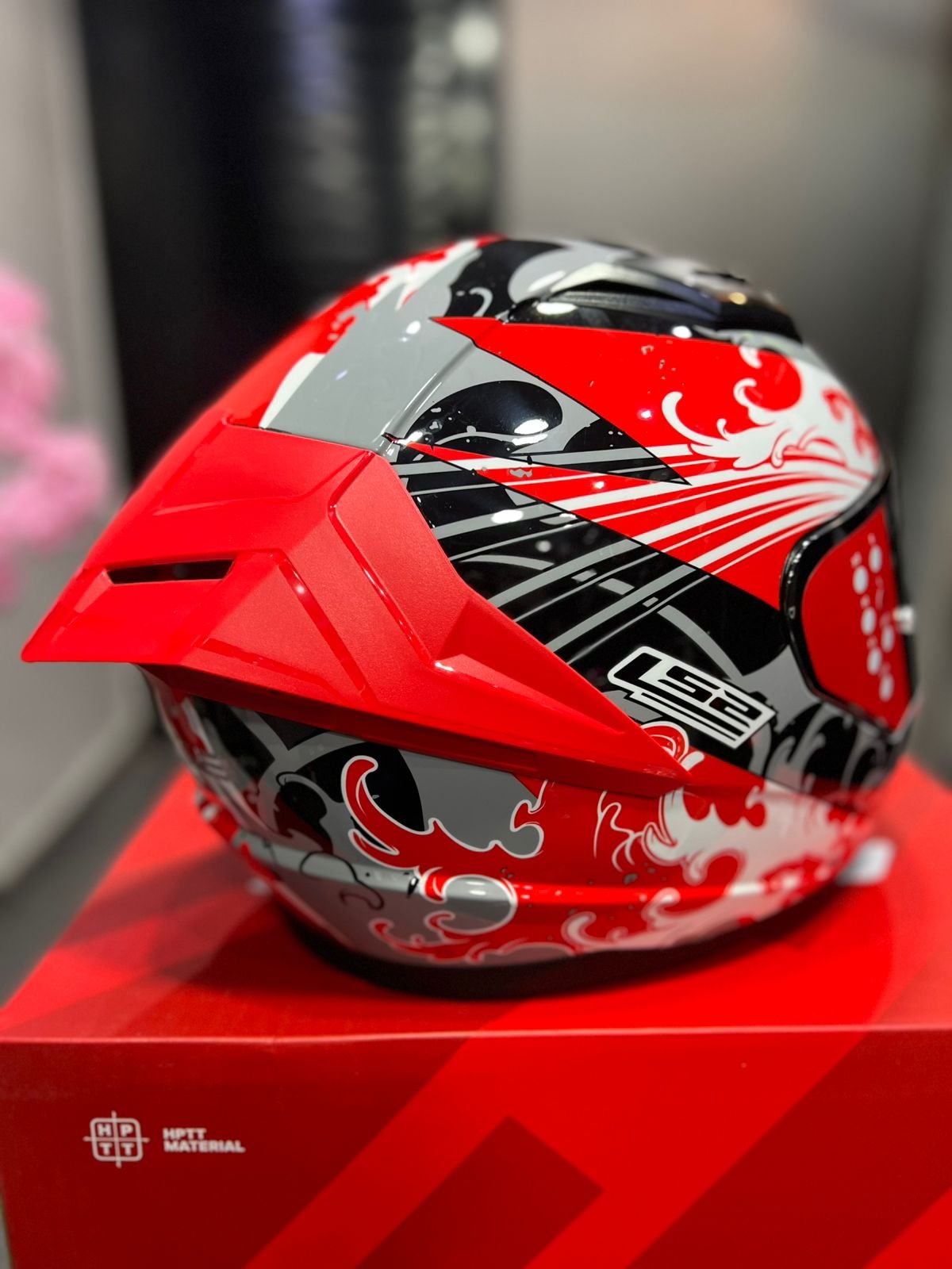 Casco LS2 FF353 Vigo Name Rojo
