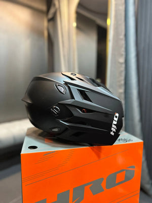 Casco HRO MX03 Solid Negro Rojo