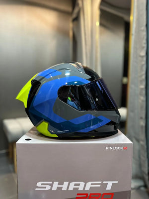 Casco Integral SHAFT 560 Evo Guay Bare Azul