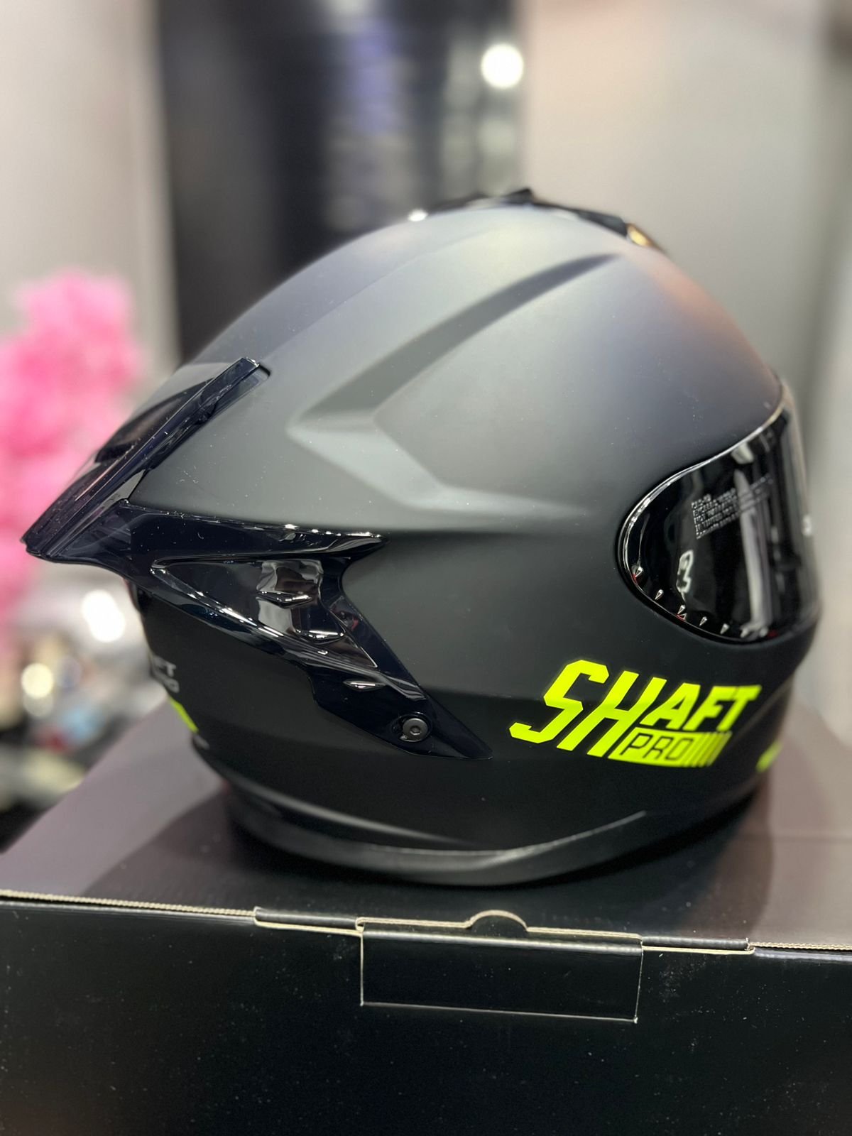 Casco SHAFT PRO SERIES 610DV Negro Amarillo Neon