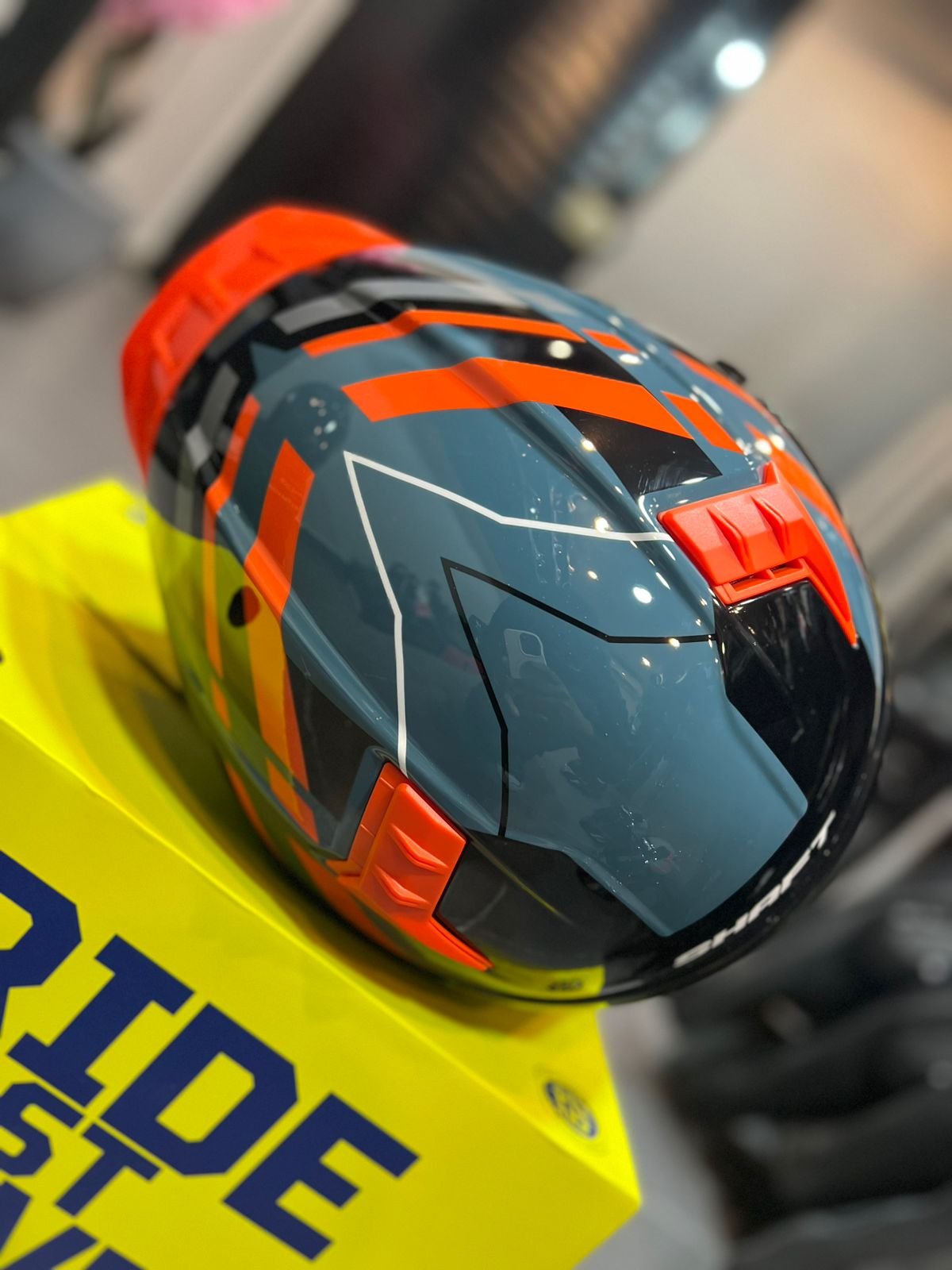Casco Integral SHAFT 504DV Scar Naranja