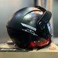 Casco Abierto ICH 102 NYXAR - Gris Rojo