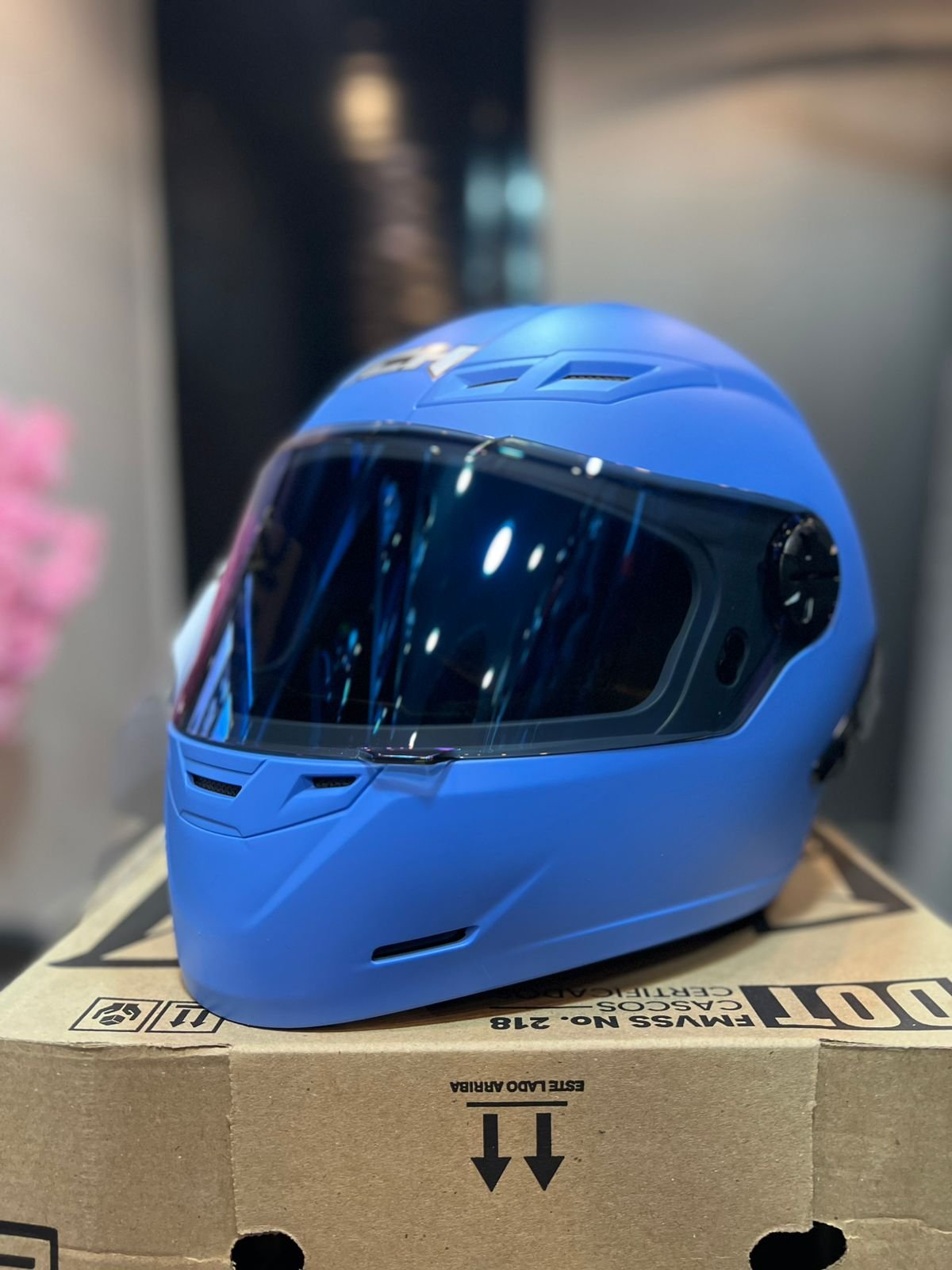 Casco Cerrado ICH 501SP Solid Azul
