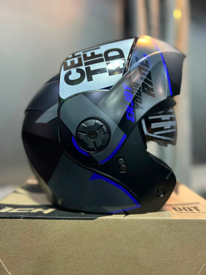 Casco Abatible ICH 3110 Treat - Azul