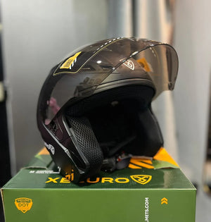 Casco Abierto XECURO 710 Negro Mate