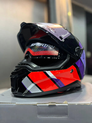 Casco SPARTAN Panther SV Valve Morado
