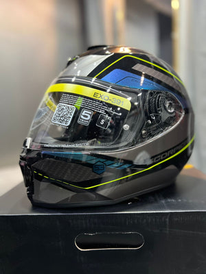 Casco SCORPION EXO 391 Leo Gris Azul