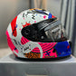 Casco para Niños HJC Y10 Blanco Salmon