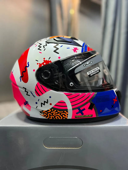 Casco para Niños HJC Y10 Blanco Salmon