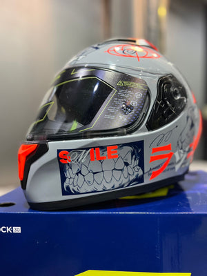 Casco SHAFT 582sp Evo Gris Naranja