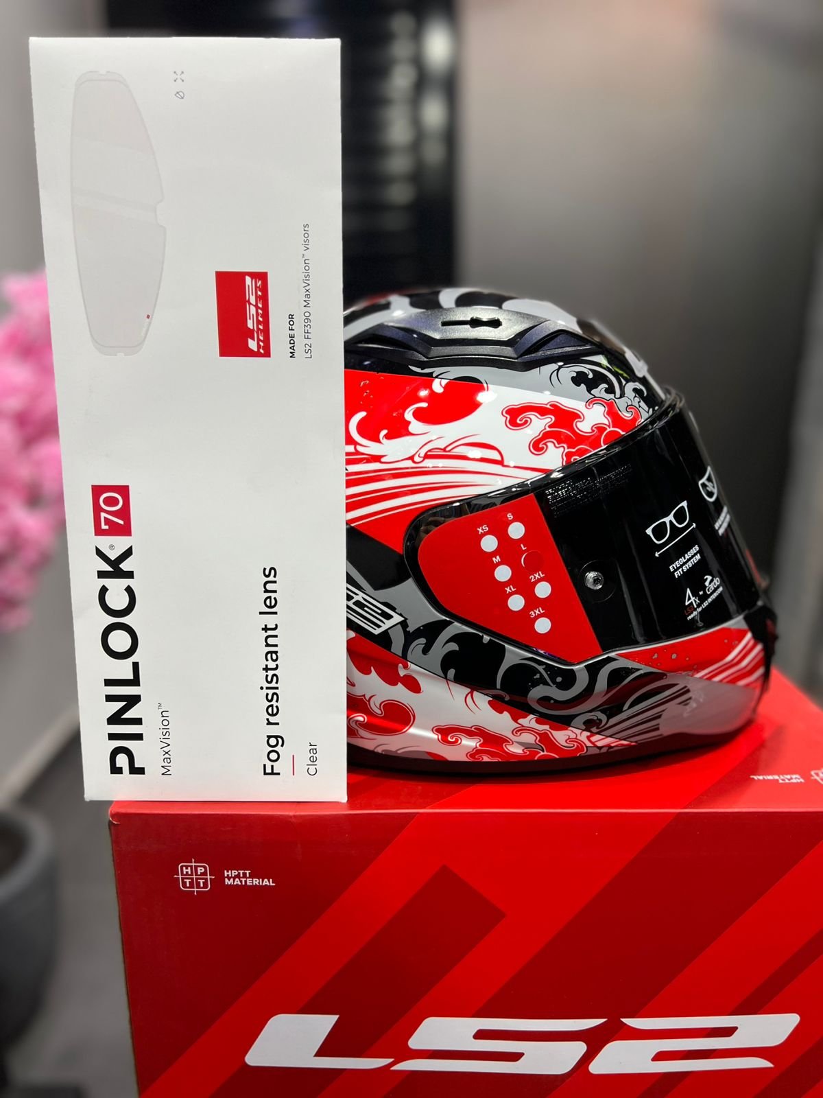 Casco LS2 FF353 Vigo Name Rojo