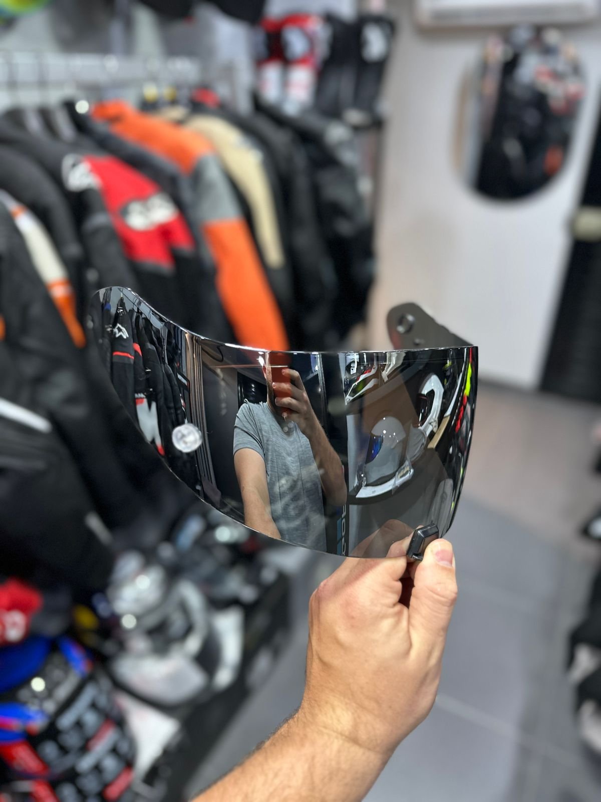 Visor Scorpion EXO 391 Plateado