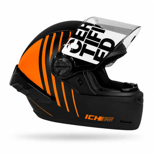 Casco Integral ICH 501 SP HCI - Lauda Negro Naranja