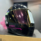 Casco HAX Force Negro Rosado