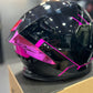 Casco HAX Force Negro Rosado