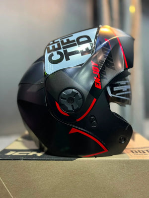 Casco Abatible ICH 3110 Treat - Rojo