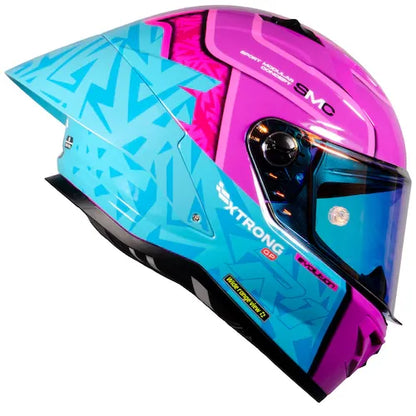 Casco XTRONG XTR-352 - Blue Pink