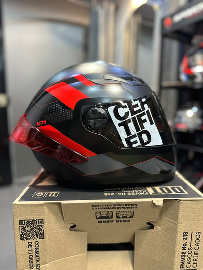 Casco Cerrado ICH 501SP Ruubir Rojo