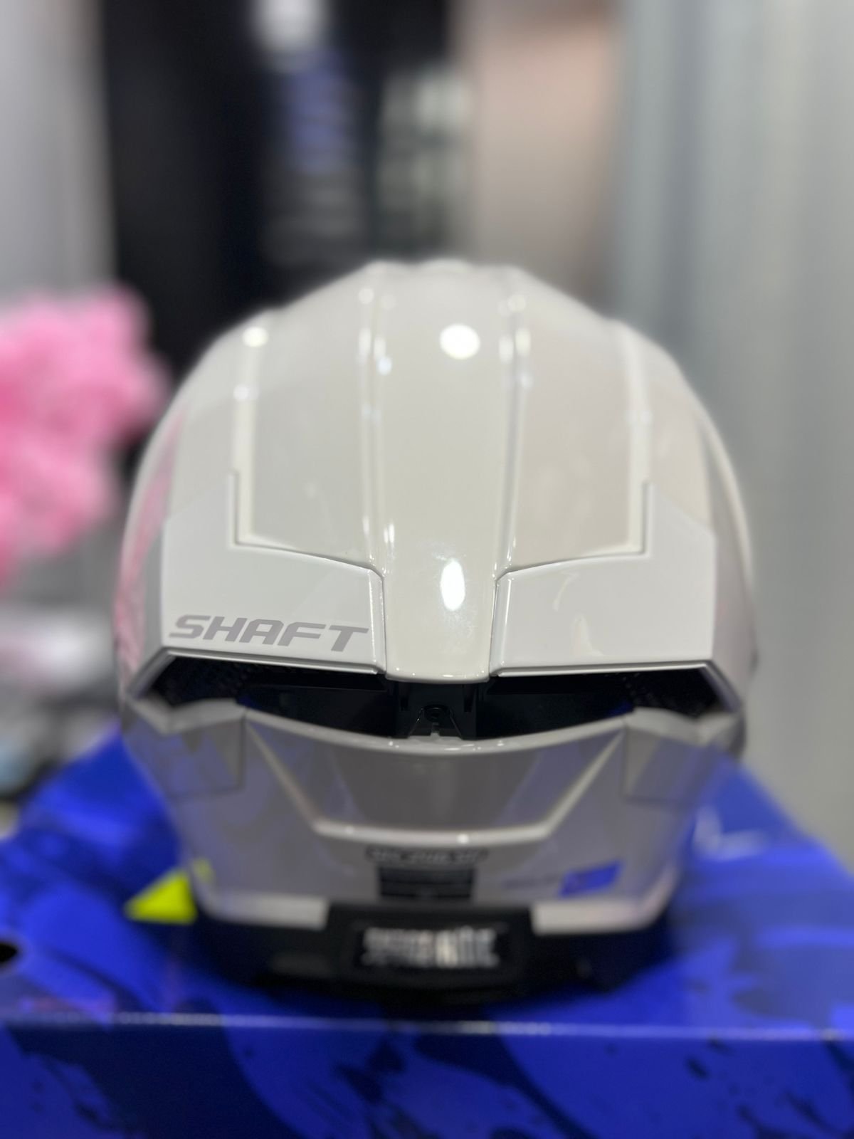 Casco SHAFT 246SP Solid Blanco Perlado