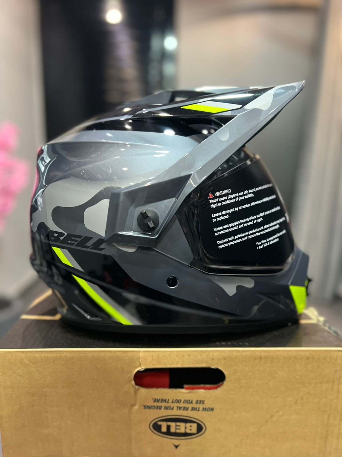 Casco BELL MX-9 Adventure Mips Gris Verde