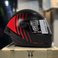 Casco Integral ICH 501 SP HCI - Lauda Negro Rojo