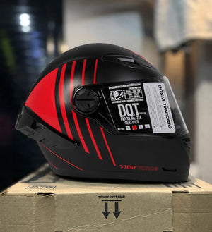 Casco Integral ICH 501 SP HCI - Lauda Negro Rojo