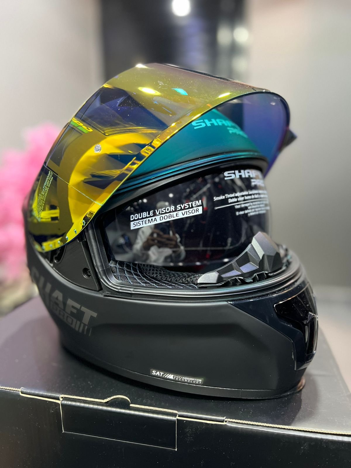 Casco SHAFT PRO SERIES 610DV Negro Mate