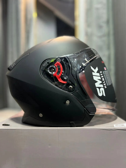 Casco Abierto SMK GTJ 501 Solid Negro