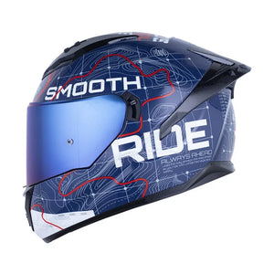 Casco LS2 FF806 ROMA - Azul Blanco