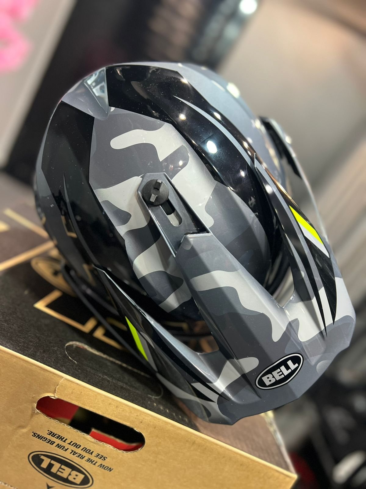 Casco BELL MX-9 Adventure Mips Gris Verde