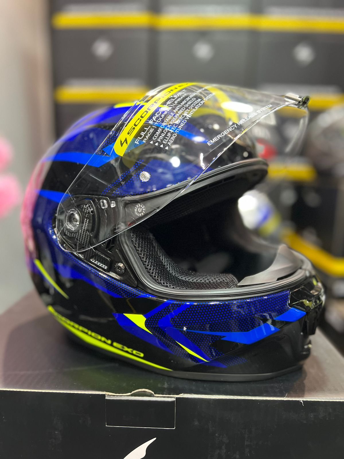 Casco SCORPION EXO 391 AAXO Azul