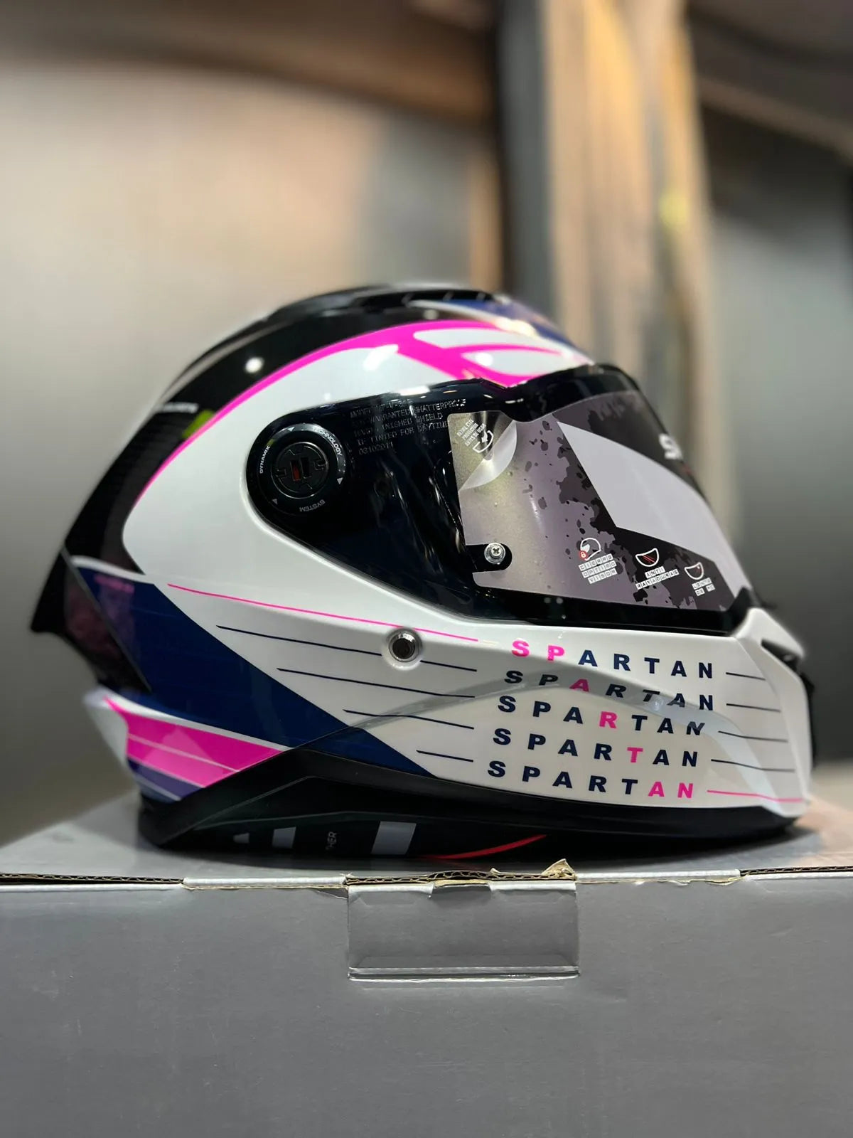 Casco SPARTAN Panther SV Dimension A8 Rosado