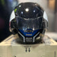 Casco Cerrado ICH 501SP Done Blanco Azul