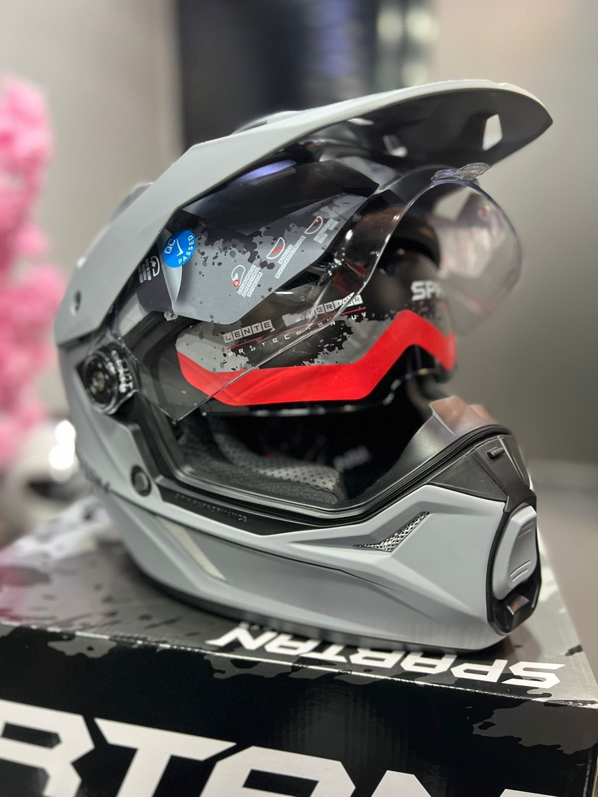 Casco SPARTAN Wolf DS Gris