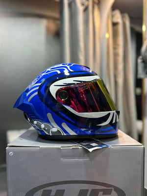 Casco X One 500 RS Daruma Azul + Pinlock