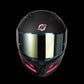 Casco HAX Obsidian Negro Rosado