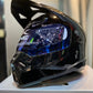 Casco X One MX328 DV Solid Negro Brillo