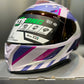 Casco XTRONG 820SP Manja Morado Blanco