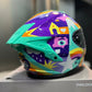 Casco SHAFT PRO SERIES 610DV Morado Turquesa