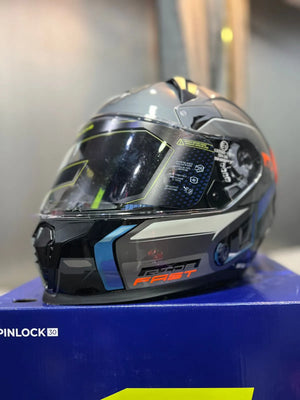 Casco Integral SHAFT 560 EVO Chief Gris Naranja