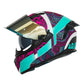 Casco HAX Obsidian Huichol Turquesa