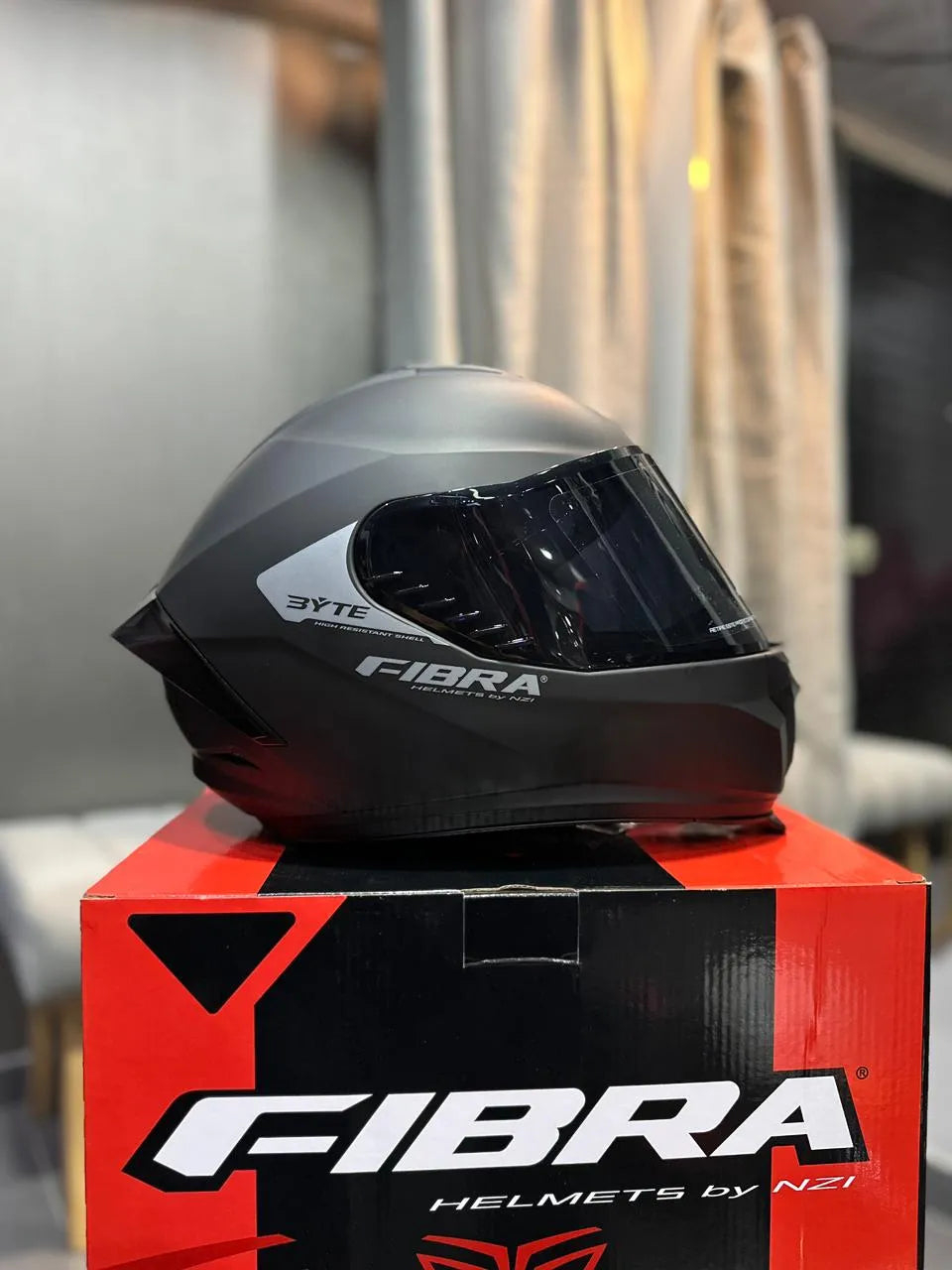 Casco FIBRA Byte Steam Negro