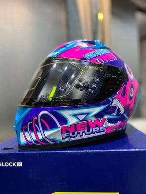 Casco SHAFT 526 SP EVO Lucky Morado