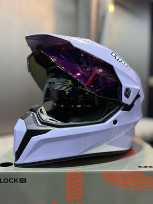 Casco Cross HRO MX340 DV Soiid Lila