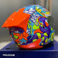 Casco Integral SHAFT 560 EVO Melo Azul Naranja